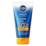NIVEA Sun Invisible Finish Protect & Hydrate Sonnenmilch, LSF 50+, 150 ml,...