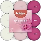 Bolsius - 18 Duft theelichter - Rosa Orchidee - Brenndauer von 3,5 Stunden...
