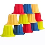 Webake Puddingform Silikon Puddingförmchen Jelly Förmchen 12 Stück...