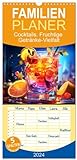 Familienplaner 2024 - Cocktails. Fruchtige Getränke-Vielfalt mit 5...