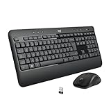 Logitech MK540 Advanced Kabellose Tastatur und Maus Combo für Windows, 2,4...