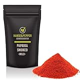 500g Paprika geräuchert smoked gemahlen Top Qualität Vegan - Greenline...