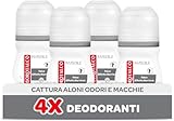 Borotalco, Unsichtbarer Deo Roll-On Grau, mit Talkum-Effekt, fängt und...