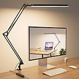 SKYLEO Schreibtischlampe LED Dimmbar - 80cm Desk Lamp - Touch Control - 5...