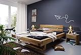 möbelando Balkenbett Bettgestell Ehebett Doppelbett Massivholbett Bett...