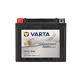 VARTA Motorradbatterie 10 Ah / 170 A Powersports Active AGM - Lange...
