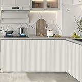 Schiebegardine, selbstklebend, kurzer Vorhang für offene Regale,...