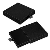 Yolev 2pcs Schmuck Geschenkbox Schwarz Kleine Schmuckschatulle Armband...