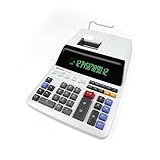 Sharp EL-2607 LG druckender Tischrechner (12 Stellen, LCD Display,...