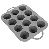 iplusmile Wiederverwendbare Silikon Muffin Backform 12 Mulden...