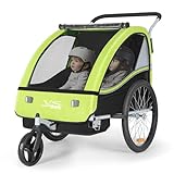 Tiggo VS 2 in 1 Kinderanhänger Fahrradanhänger Anhänger mit Buggy Set...