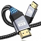 TEFLOTY HDMI 2.1 Kabel 8K - HDMI Kabel Ultra Highspeed 48Gbps 8K@60Hz...