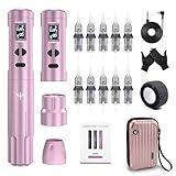 TATELF Permanent Makeup Maschine Kabelloses Stift Set mit 2 Stk. Batterien...