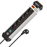 Brennenstuhl Premium-Alu-Line Steckdosenleiste 6-Fach/Steckerleiste aus...