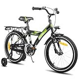 HILAND 18 Zoll Jungen Kinderfahrrad für Jungen 4 5 6 7 8 Jahren mit...