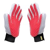 Marchul Fellpflege-Handschuh, Hundepflegebürstenhandschuh mit 260 Spitzen,...