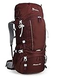 MOUNTAINTOP Trekkingrucksack Damen 60L Großer Rucksack Wanderrucksack...