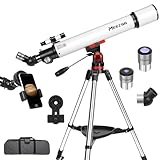 MEEZAA Teleskop, Teleskop Astronomie Erwachsene Profi, 70mm Blende 700mm...