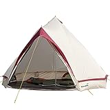 Skandika Tipi Zelt Comanche 400 Outdoor | Campingzelt für bis zu 8...