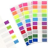 DEARBAG 600 Stück Haftstreifen, (10 Farben, 45 x 11mm) 3er Pack...