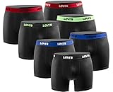 Levi's Levis Herren Boxershort Limited Style Edition 7er Pack - New Black -...