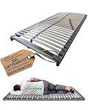 AM Qualitätsmatratzen Stabiler Lattenrost 90x200cm - bis 240 kg belastbar...