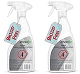 INSIGO Silberfisch Spray 2x500ml Sprühflasche - Silberfischmittel mit...