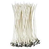 CZ Store®- Kerzendochte |50STK|10 cm Natürliche Bio-Baumwolle,...