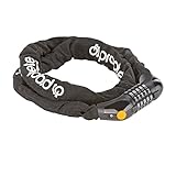 Prophete Fahrradschloss, Zahlen-Kettenschloss, 5-facher Code, Länge 120...