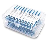 Fleuse Brosse Interdentalbürsten, 200 Stück Interdentalbürsten, Silikon,...