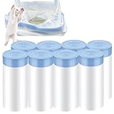 BAIFULAI 160 Stück Mülltüten mit Tragegriff, 45 * 50 cm Selbstreinigende...