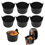 6 Stück Airfryer Silikonform Eierform, Auflaufförmchen für...
