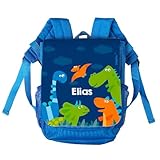 Striefchen® Kindergarten Tasche - Dinos - als Rucksack mit Namen des...