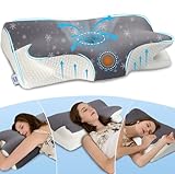 IDEA Nackenkissen Kopfkissen, Ergonomisches Kopfkissen Nackenschmerzen,...