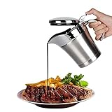 Premium Edelstahl Thermo Sauciere, Soßenkanne mit Klappdeckel &...