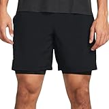 Under Armour Herren Launch 7'' 2-In-1 Short Laufbekleidung Shorts Black 001...