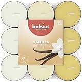 Bolsius - 18 Duft theelichter - Vanille - Brenndauer von 3,5 Stunden -...