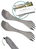 freigeist® Spork Titan | Ideales Camping Besteckset der Göffel Titan |...