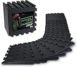 AthleticPro Bodenschutzmatte Fitness [31x31cm] - 18 extra dicke Bodenmatten...