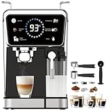 KB ELEMENTS Siebträgermaschine - One Touch Cappuccino/Latte Macchiato, 3...
