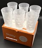 Premium Dubbeglas 6 Stück 0,5 Liter (satiniert/milchig) - Pfalz...