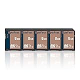 ByteFest SD Karte 8GB 5 Pack, Speicherkarte SDHC, Class 10, U1, V10, A1,...