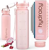 Hydracy Trinkflasche mit Fruchteinsatz - 1L Wasserflasche - BPA-freie...