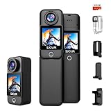 SJCAM C300 Action Kamera 4K30fps, 1.33'' Dual Touchscreen Sportkamera,...