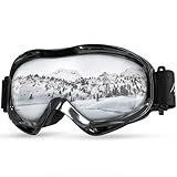 KTEBO Skibrille Herren Damen, UV-Schutz Snowboard brille Anti-Beschlag,...