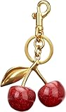 Craoopii Cherry Bag Charm, niedlicher Schlüsselanhänger mit...