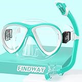Findway Schnorchelset Kinder, Taucherbrille Kinder für Jungen...