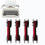 Jectse 4 Stück Taschenrechner-Farbband, Langlebig für EL 2196BL...