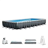 Intex 26374NP – Aufstellpool Ultra XTR Frame Rechteckig, Filterpumpe...