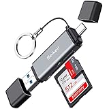 Beikell SD Kartenleser, Dual Stecker USB 3.0 & Typ C Kartenlesegerät...